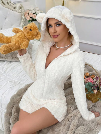 Avora™- Teddy Bear Hooded Onesie