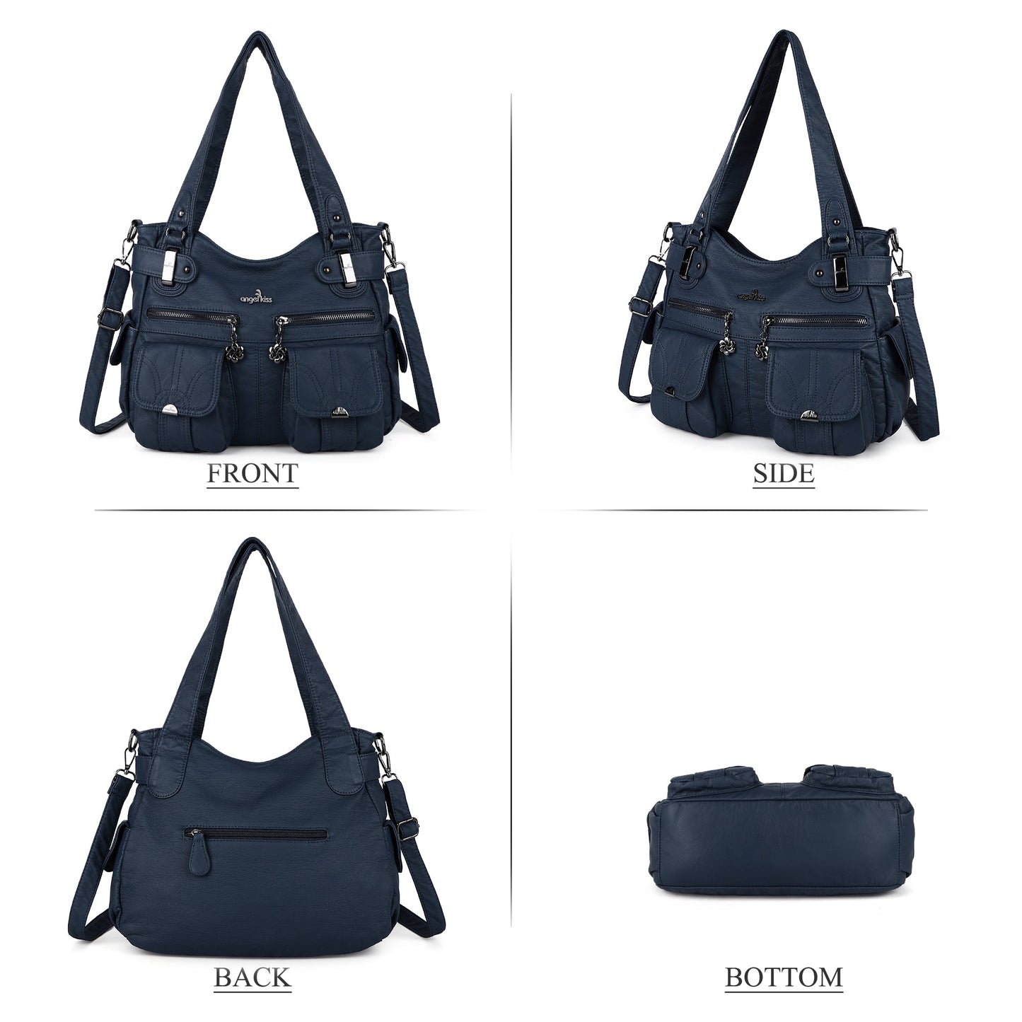 Fashionable  Handbags Women Tote Shoulder Top Handle Satchel Hobo Bags