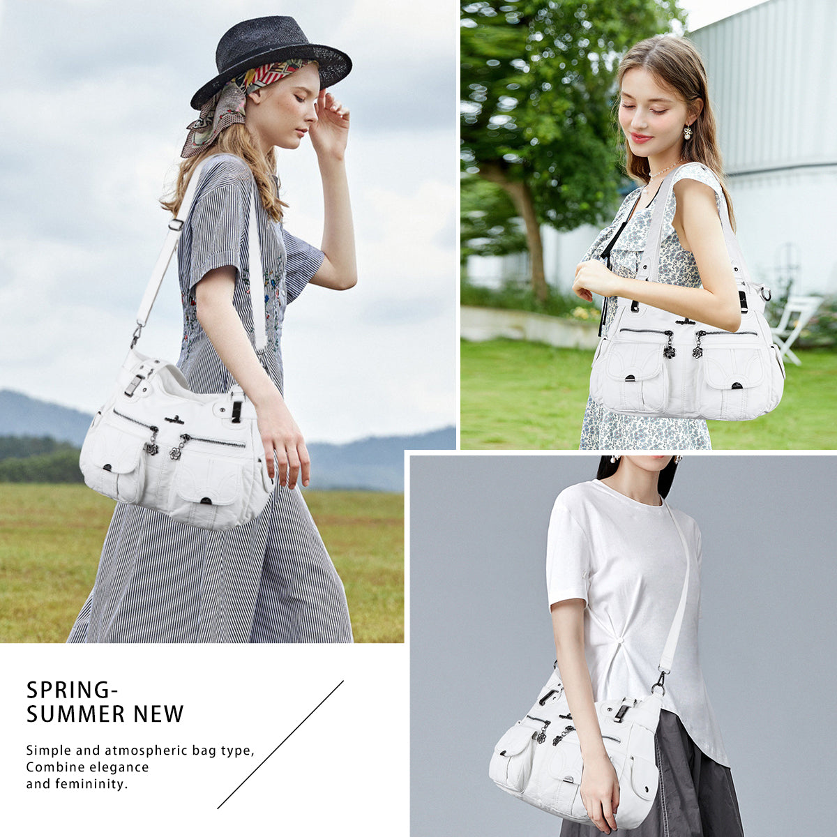 Fashionable  Handbags Women Tote Shoulder Top Handle Satchel Hobo Bags