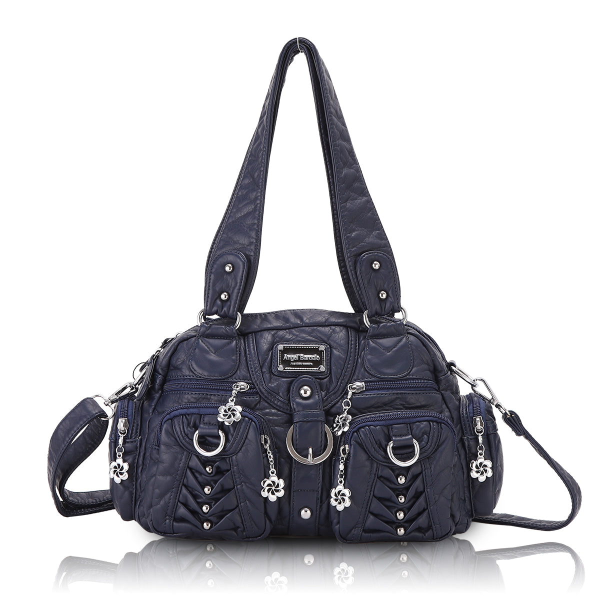 Washed Desigher Handbag For Women with Multi pockets