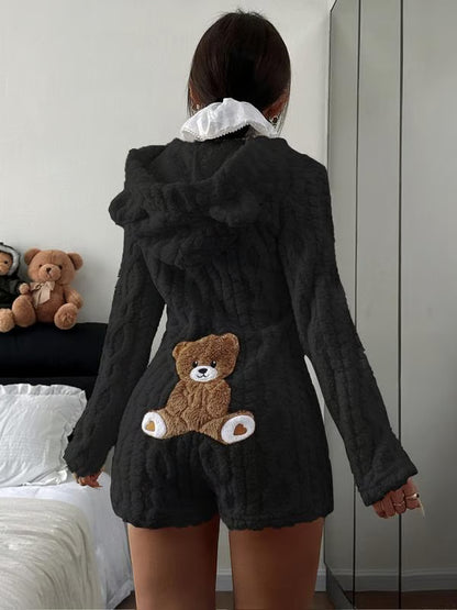 Avora™- Teddy Bear Hooded Onesie
