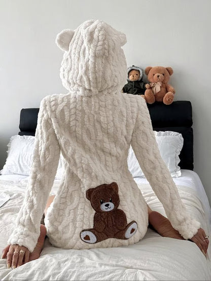 Avora™- Teddy Bear Hooded Onesie