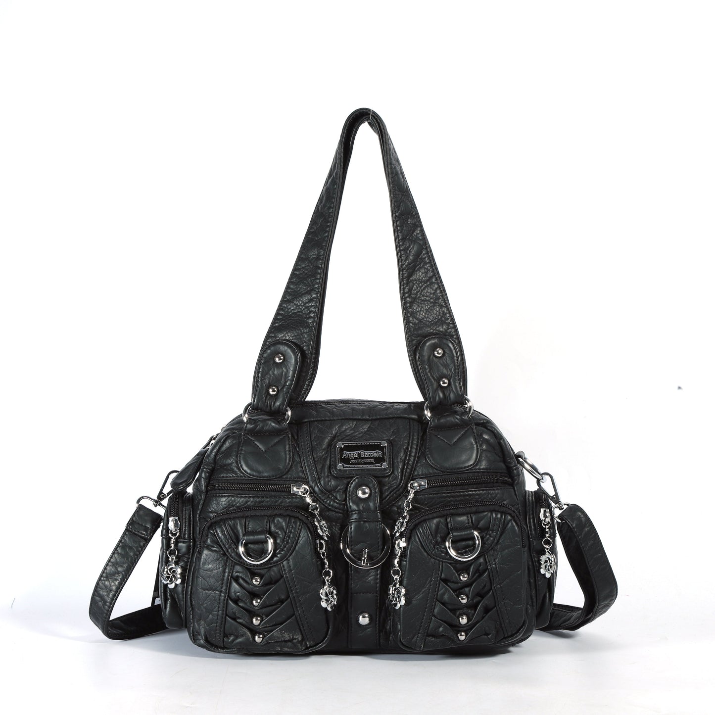 Washed Desigher Handbag For Women with Multi pockets