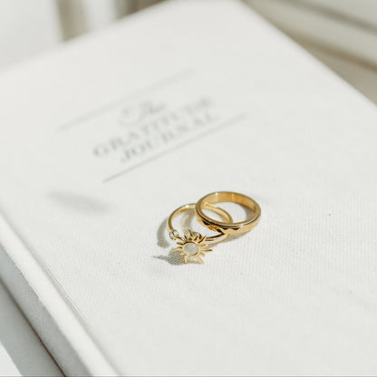 Golden Hour Spinner Anxi Ring