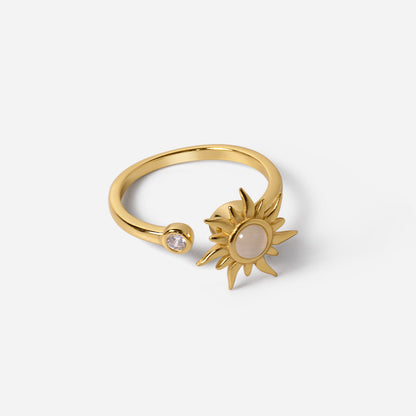 Golden Hour Spinner Anxi Ring