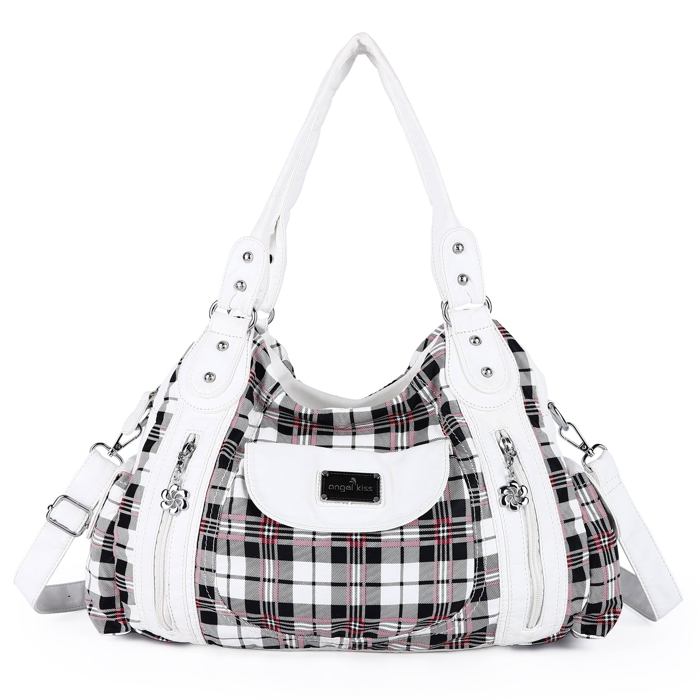 Women  handbag with High Quality Washed PU Multi-function Bag