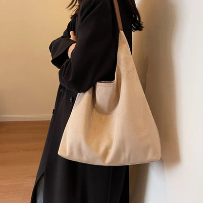 Nalia Suede Hobo Bag