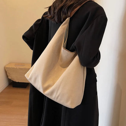Nalia Suede Hobo Bag