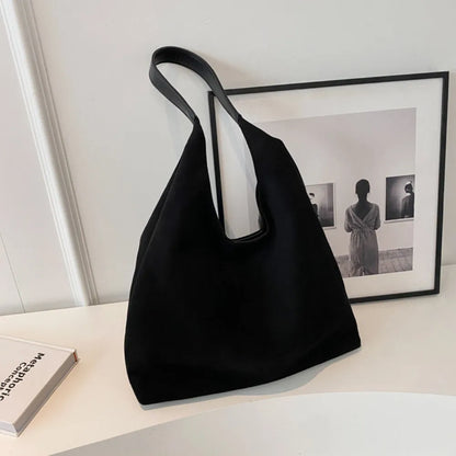 Nalia Suede Hobo Bag