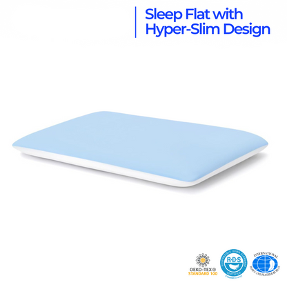 Avora™ Hyper Slim Memory Foam Pillow