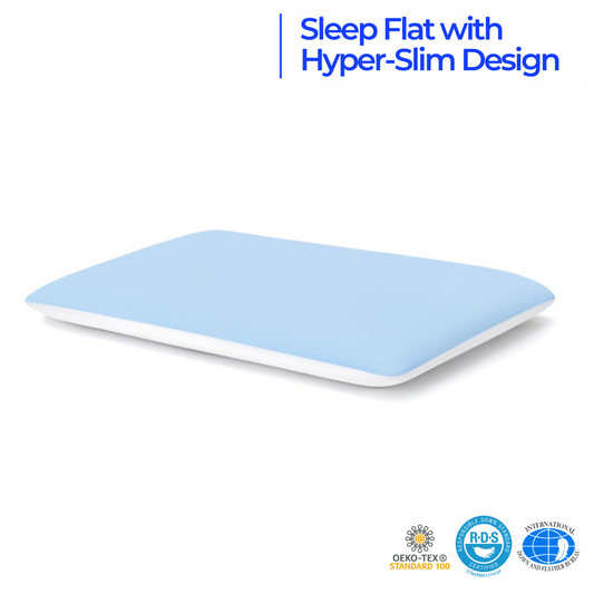 Avora™ Hyper Slim Memory Foam Pillow