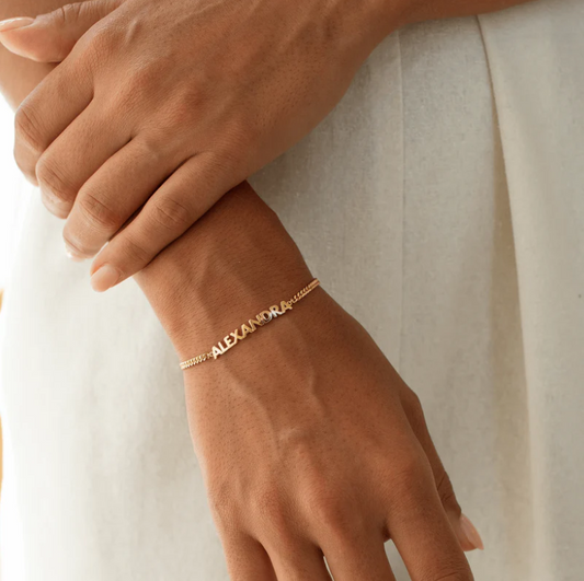 Custom Name Chain Bracelet