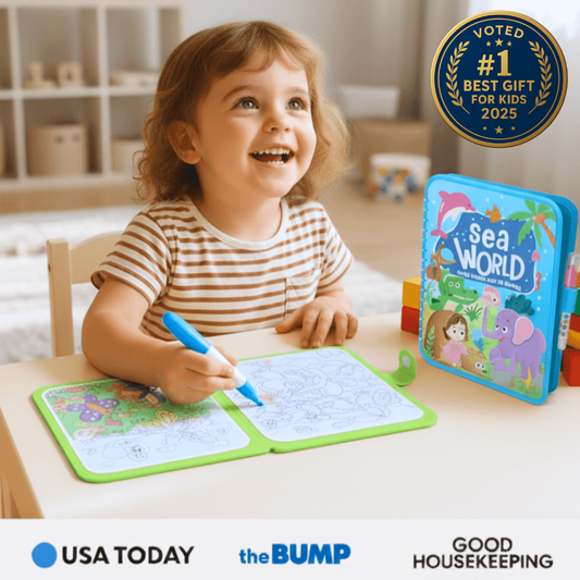 Avora™ Montessori Mess-Free Coloring Book