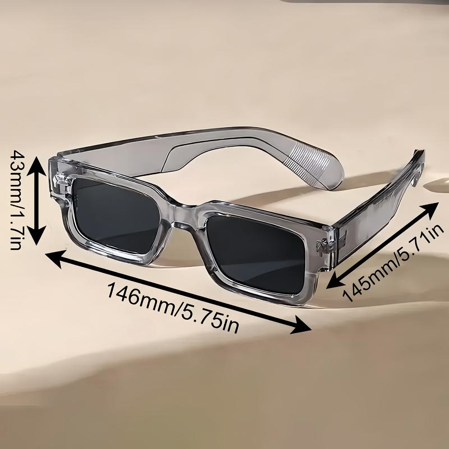 Retro Square Sunglasses