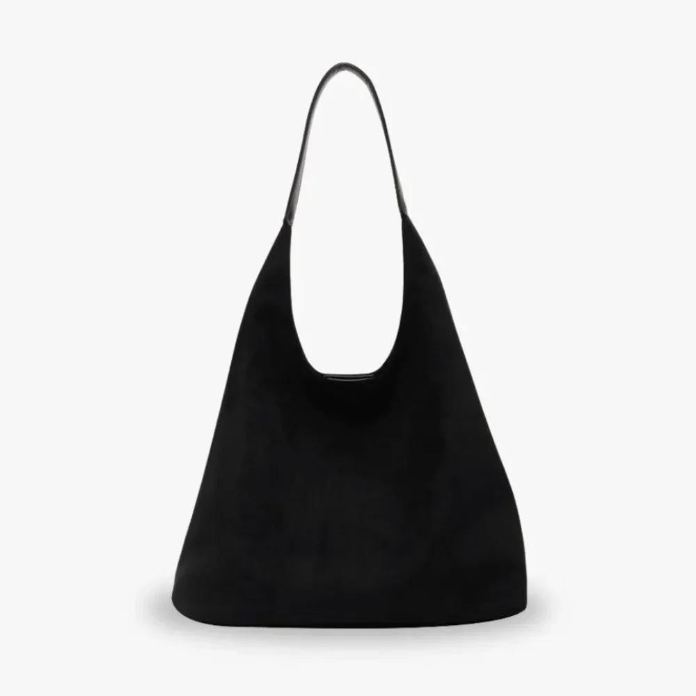 Nalia Suede Hobo Bag