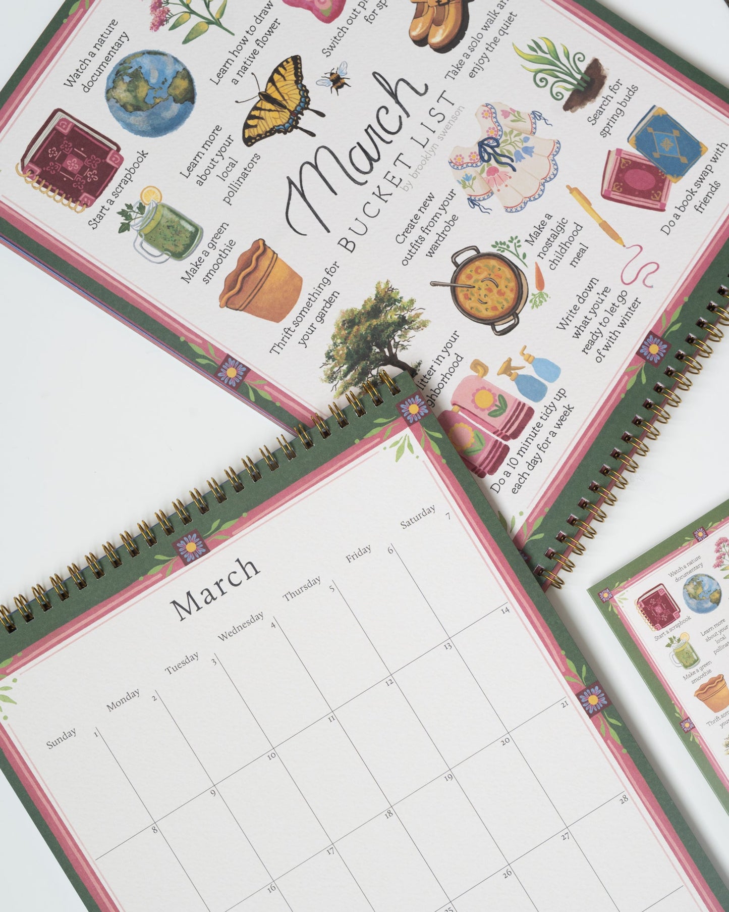 2026 Bucket List Calendar