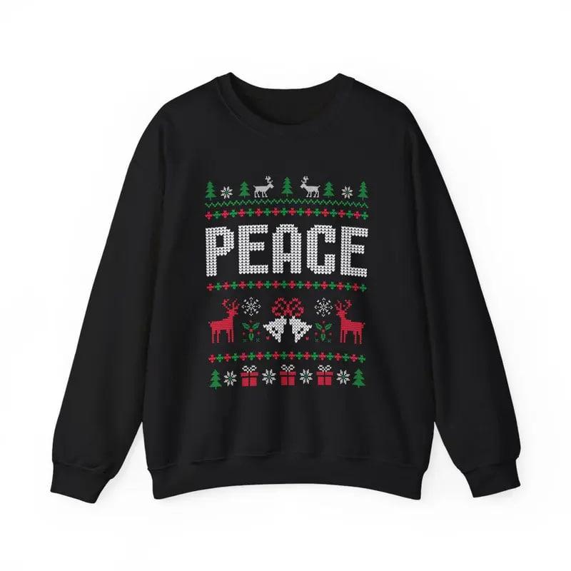 "I COME IN PEACE" XMAS SWEATER
