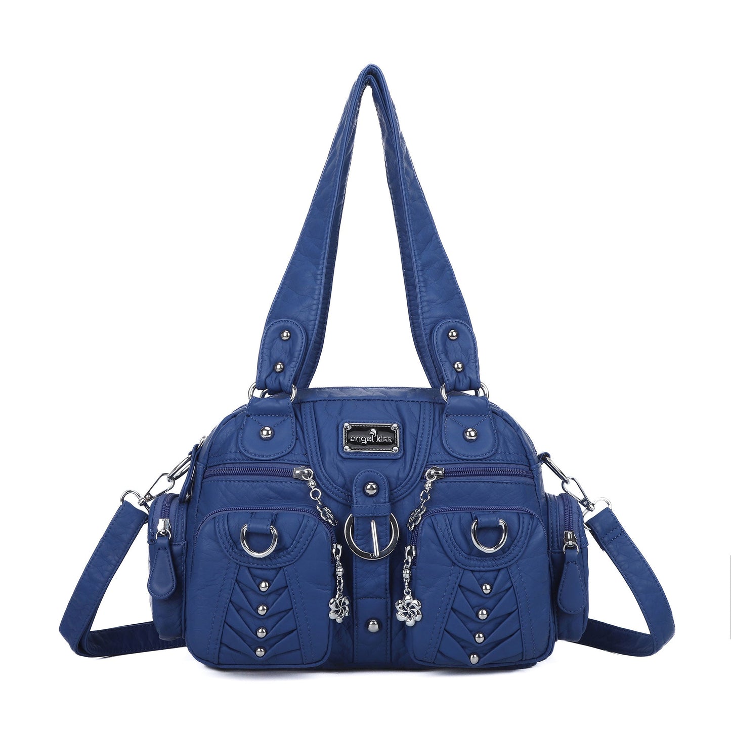 Washed Desigher Handbag For Women with Multi pockets