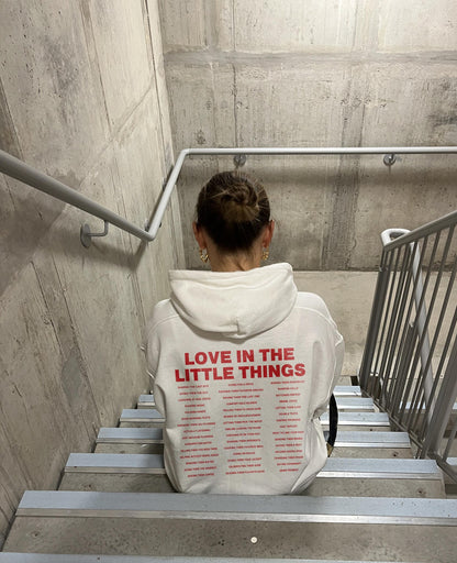 "LOVE IN THE LITTLE THINGS" UNISEX HOODIE