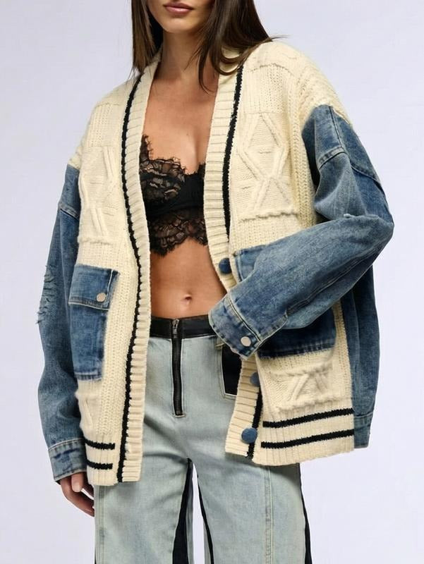 Amalfi Denim Knit Cardigan