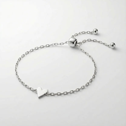 "Amore" Matching Hearts Bracelet
