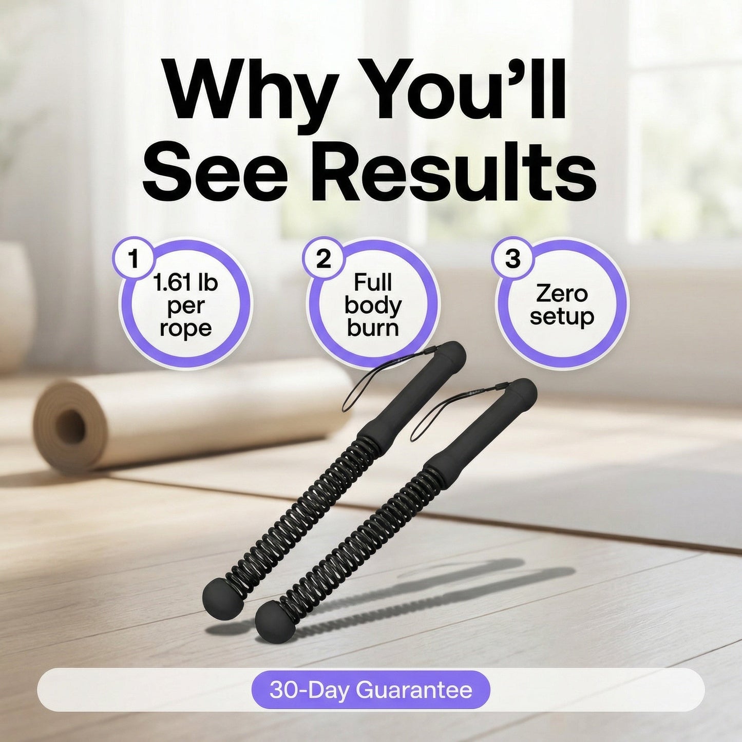 Avora™ - Weighted Cordless Battle Ropes