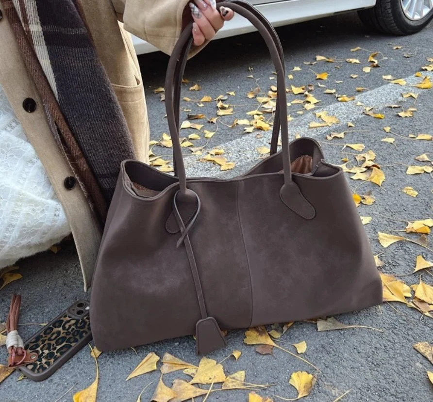 Amara Suede Handbag