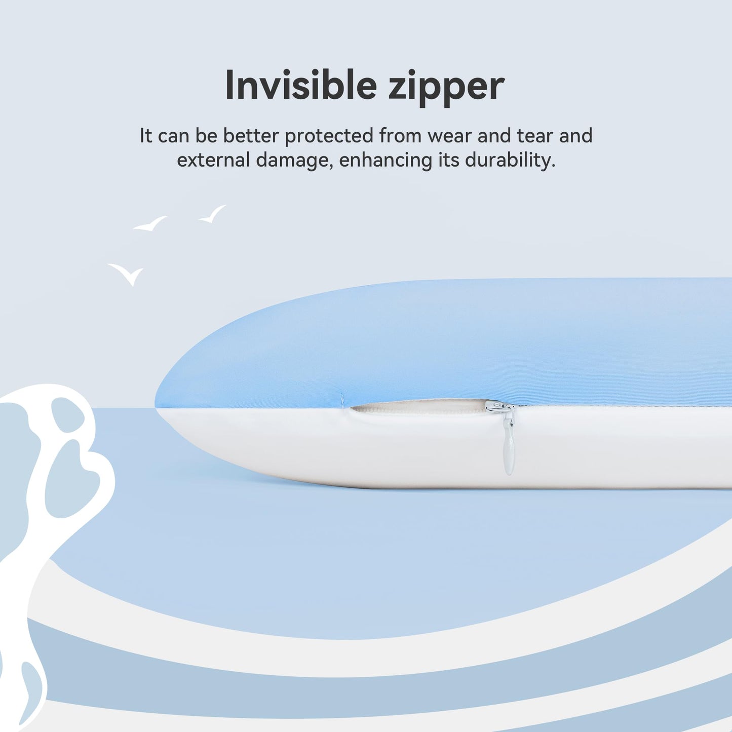 Avora™ Hyper Slim Memory Foam Pillow