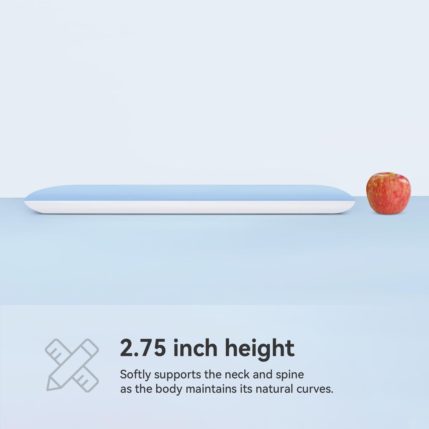 Avora™ Hyper Slim Memory Foam Pillow