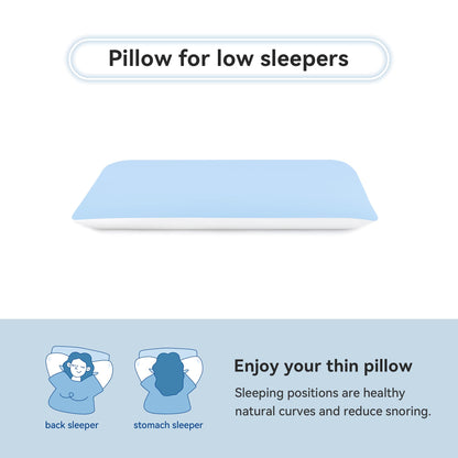 Avora™ Hyper Slim Memory Foam Pillow