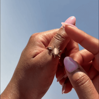 Golden Hour Spinner Anxi Ring